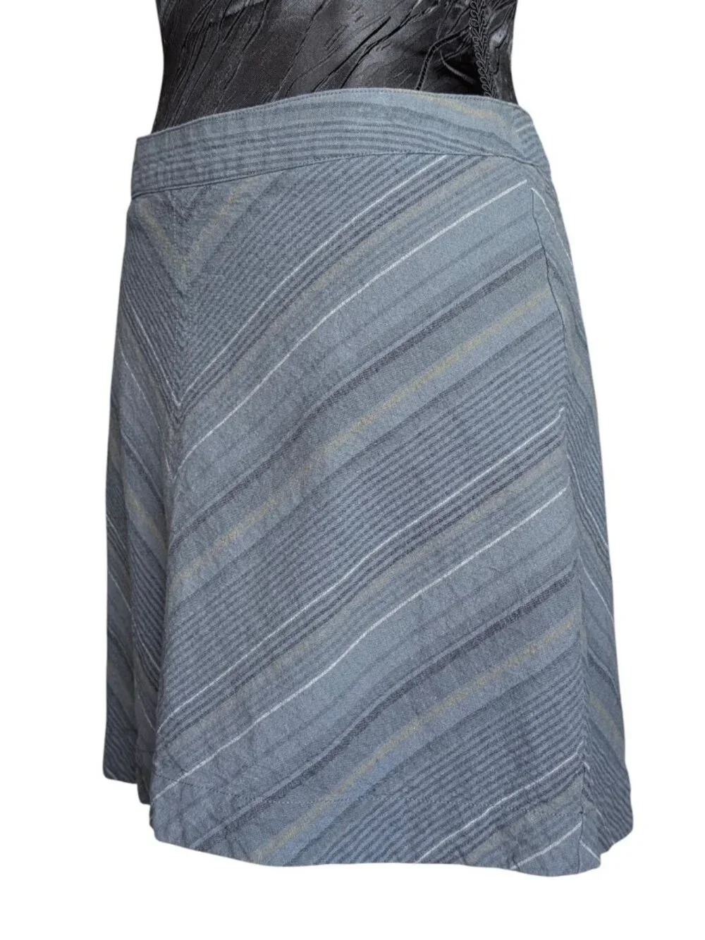 Free People Boho Tiered Cotton Midi Maxi Skirt Medium Multi-Color